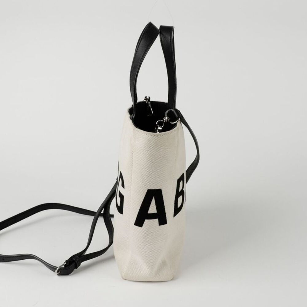 Logo Canvas Tote Shoulder Bag - Picture 7 of 10